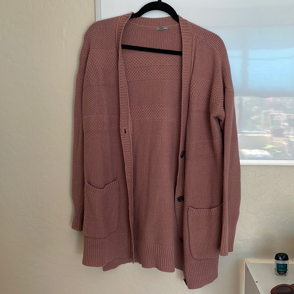 Women’s Cardigan—Mauve